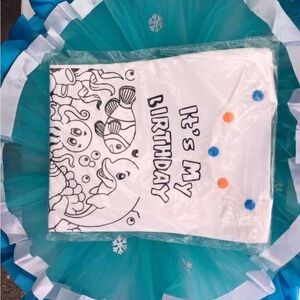 Kids 'It's My Birthday' Costume with Blue and Orange Accents